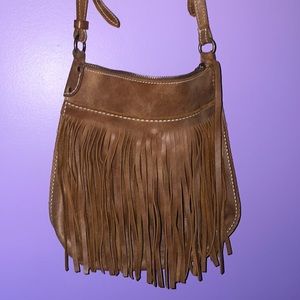 Canada Roots Fringed Purse